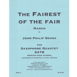 Fairest of the Fair - Saxophone Quartet (SATB)