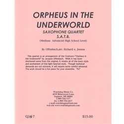Orpheus in the Underworld - Saxophone Quartet (SATB)