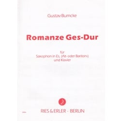 Romance in G-flat, Op. 44, No. 2 - Alto Saxophone (or Bari) and Piano