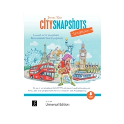 City Snapshots (Book/Online Audio) - Sax (Solo or Duet) and Piano