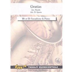 Gratias - Alto Saxophone (or Bb or Eb Saxophone) and Piano