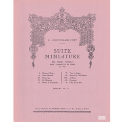 Suite Miniature, No. IX: Phantasme - Clarinet and Piano