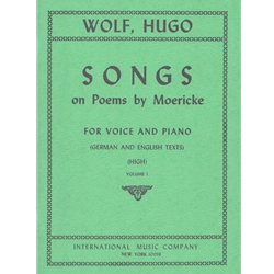 Songs On Poems By Moericke, Volume 1 - High Voice and Piano