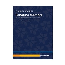 Sonatina d'Amore - Bass Clarinet (or Contrabass Clarinet) Duet