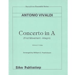 Concerto in A Movement 1 Allegro - Sax Choir