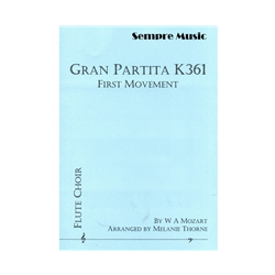 Gran Partita, K. 361, First Movement - Flute Choir