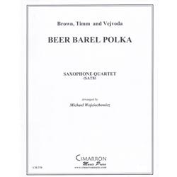 Beer Barrel Polka - Saxophone Quartet (SATB)