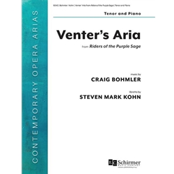 Venter's Aria from "Riders of the Purple Sage" - Tenor Voice and Piano