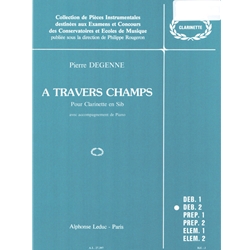A Travers Champs - Clarinet and Piano