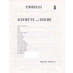 Gavotte and Gigue - Clarinet Trio and Piano