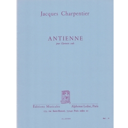 Antienne - Unaccompanied Bb Clarinet