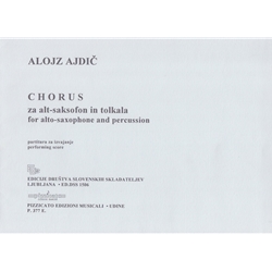 Chorus - Alto Saxophone and Percussion