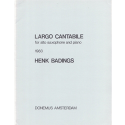 Largo Cantabile - Alto Saxophone and Piano