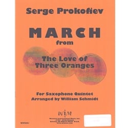 March from "Love of Three Oranges" - Saxophone Quintet (SAATB)