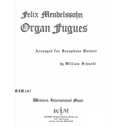 Organ Fugues - Saxophone Quintet (SATTB)