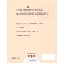 Sonata No. 1 - Saxophone Quartet (SATB)