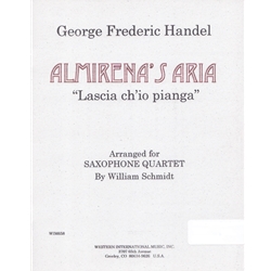 Almirena's Aria, "Lascia ch'io pianga" - Saxophone Quartet (SATB)