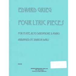 4 Lyric Pieces - Flute, Alto Sax, and Piano
