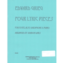 4 Lyric Pieces - Flute, Alto Sax, and Piano