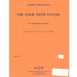 4 Note Pavan - Saxophone Quintet (SAATB)