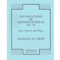 Incantations of Mephistopheles, Op.39 - Bass Clarinet and Piano