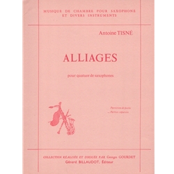 Alliages - Saxophone Quartet (SATB) Set of Parts