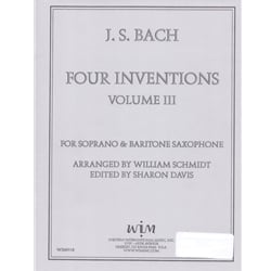 4 Inventions Vol. 3 - Soprano and Baritone Sax Duet