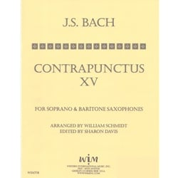 Contrapunctus XV - Soprano and Baritone Sax Duet