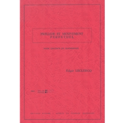 Prelude et Mouvement Perpetuel - Saxophone Quartet (SATB)