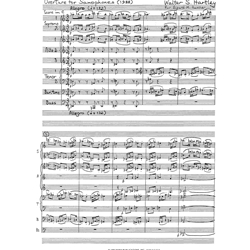 Overture, Interlude and Scherzo - Saxophone Choir