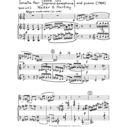 Sonata - Soprano Saxophone (or Oboe) and Piano