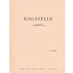 Bagatelle - Bb Clarinet (or Soprano Sax) and Piano