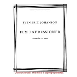 Five Expressions - Alto Saxophone and Piano