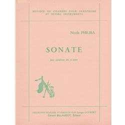 Sonate - Alto Saxophone and Piano