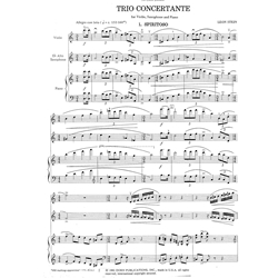 Trio Concertante - Alto Sax, Violin and Piano