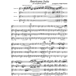 Americana Suite - Saxophone Quartet