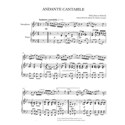 Andante Cantabile - Saxophone (B-flat or E-flat) and Piano