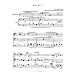 Piece V - Saxophone (B-flat or E-flat) and Piano