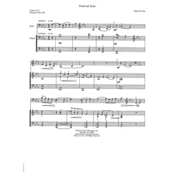 Festival Solo - Tenor Sax (or Soprano) and Piano