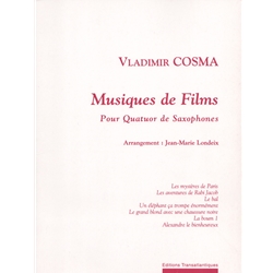 Musiques de Films - Saxophone Quartet (SATB)