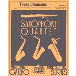 3 Chansons - Sax Quartet (SATB)