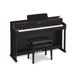 Celviano AP-470 Digital Upright Piano with Bench - Black