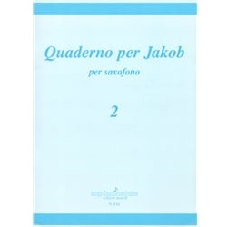 Notebook for Jakob Volume 2 for Saxophone - Alto Saxophone and Piano
