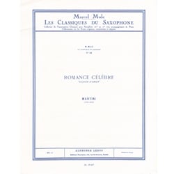 Romance Celebre from "Plaisir d'Amour" - Alto Saxophone and Piano