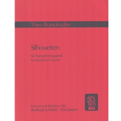 Silhouetten - Saxophone Quartet Score