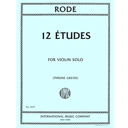 12 Etudes - Violin