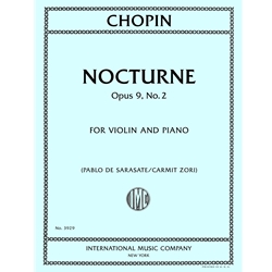 Nocturne, Opus 9, No. 2 - Violin and Piano