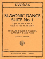 Slavonic Dance Suite No. 1 - Flute, Clarinet, and Piano