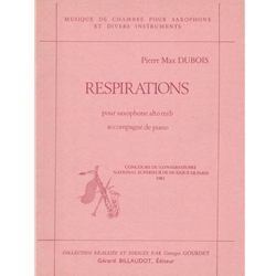 Respirations - Alto Saxophone and Piano