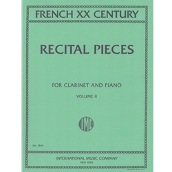 French 20th Century Recital Pieces Vol. 2 - Clarinet and Piano